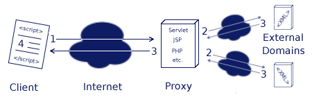 Graphical description of the proxy process