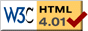 HTML 4.01 strict HTML